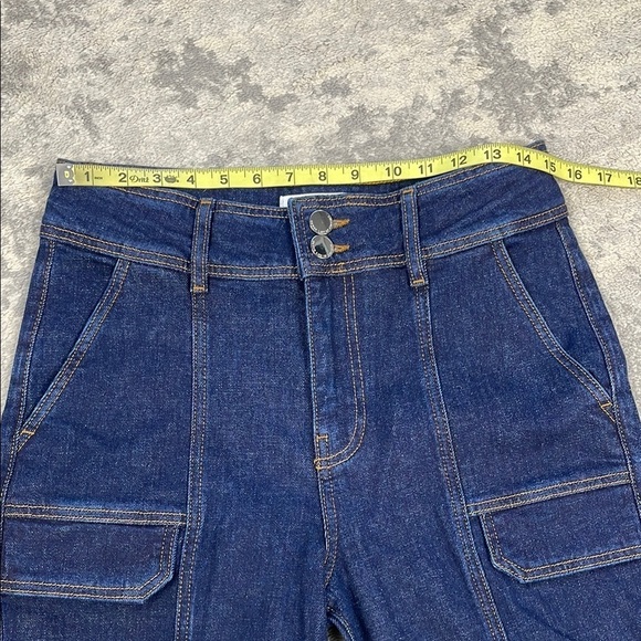 NWT Derek Lam 10 Crosby Charles High Rise Pocket Flare Jeans Park Rinse Sz 29 - Picture 9 of 16